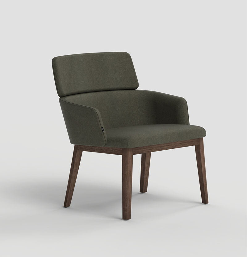 Concord Lounge Chair, wood base, image: Capdell