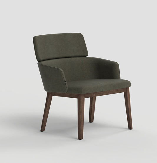 Concord Lounge Chair, wood base, image: Capdell