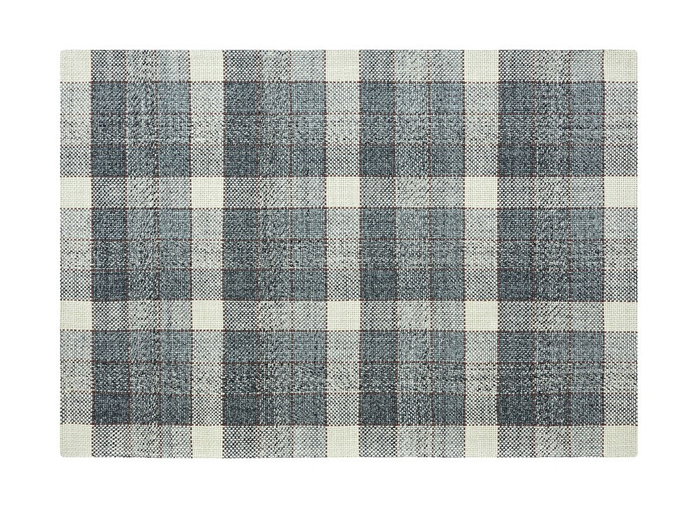 GAN Cuadros Rug, Grey Rust