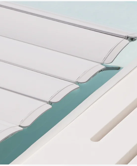 Poolins automatic slatted security cover (detail)