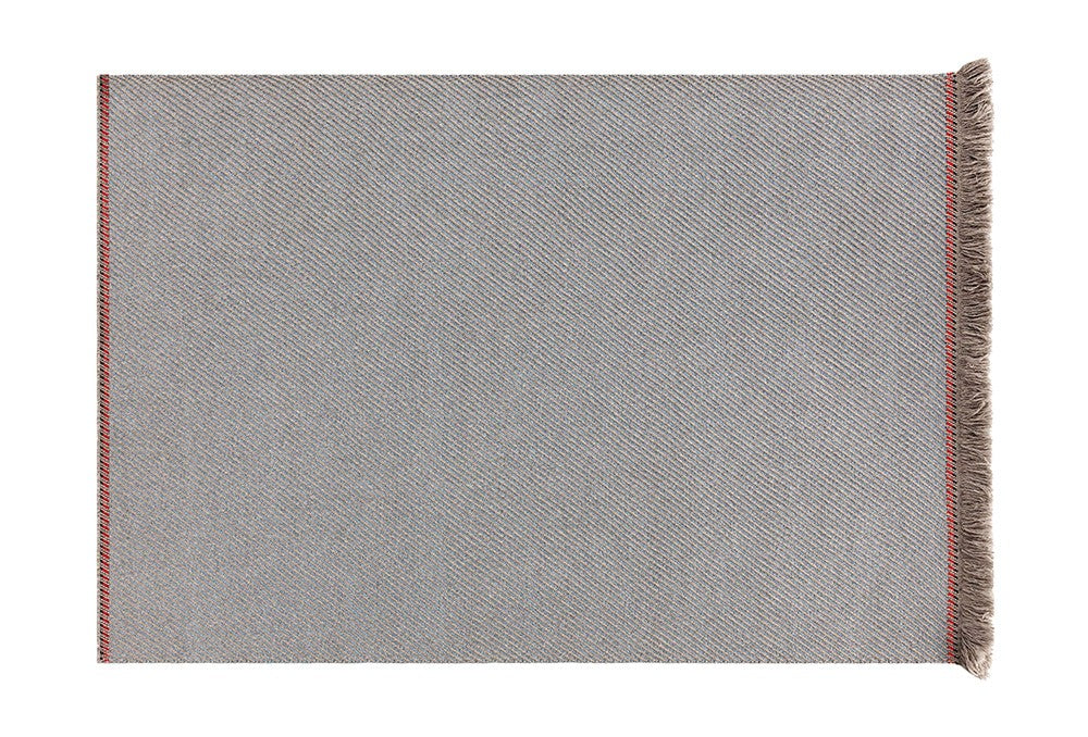 GAN Garden Layers Rug, Diagonal Almond-Blue
