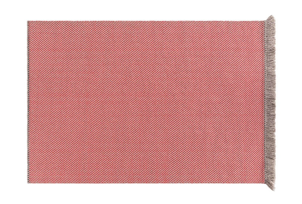 GAN Garden Layers Rug, Diagonal Almond-Red