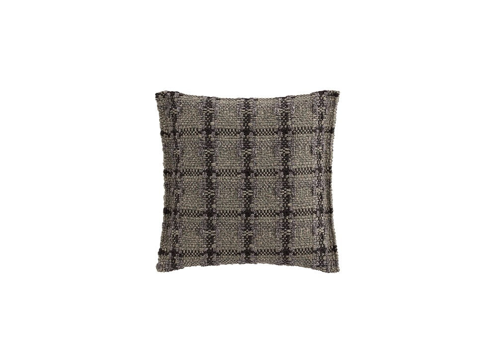 GAN Garden Layers Cushion, Checks Green