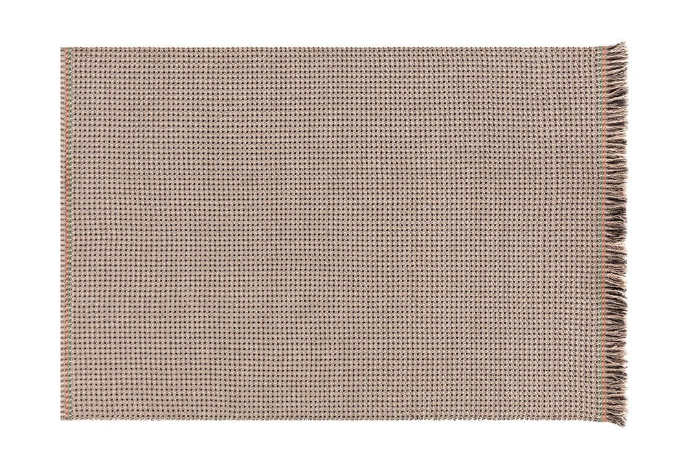GAN Garden Layers Rug, Gofre Terracotta