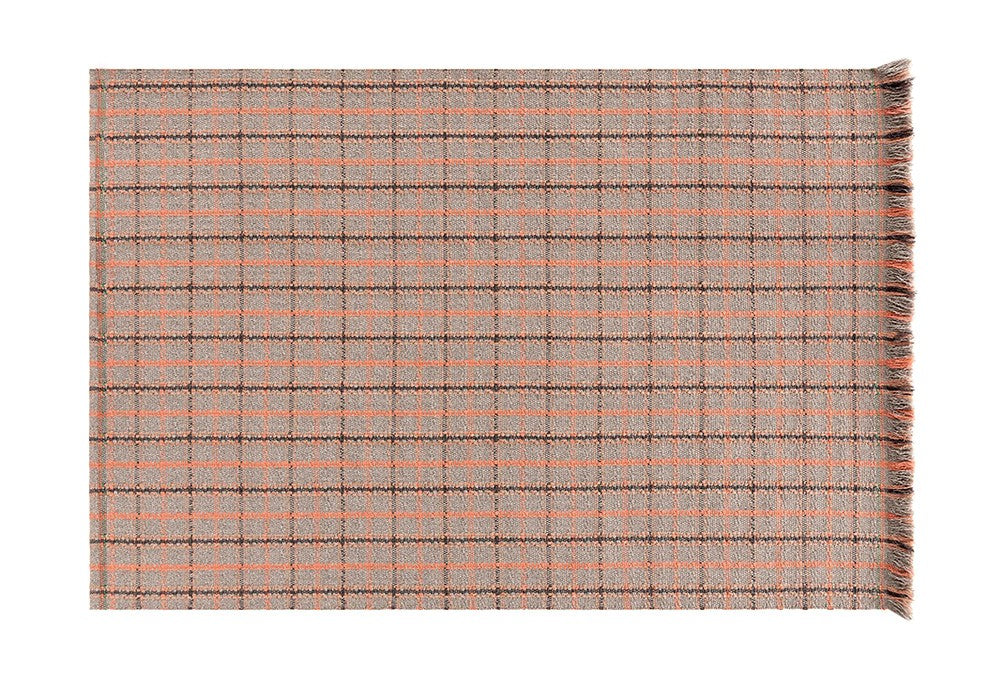 GAN Garden Layers Rug, Tartan Terracotta