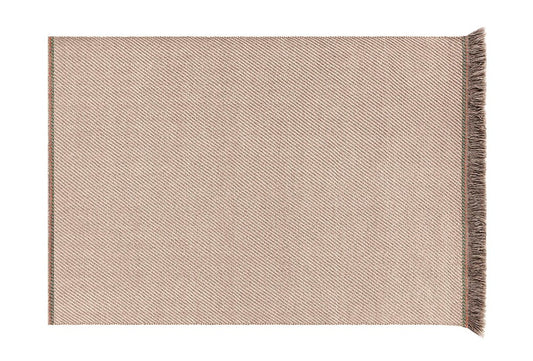 GAN Garden Layers Rug, Diagonal Almond-Ivory
