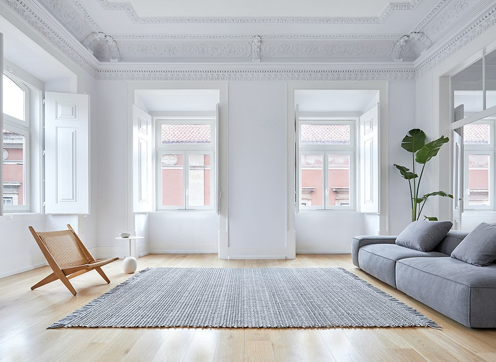 GAN Goz Rug, Kiri Light Grey
