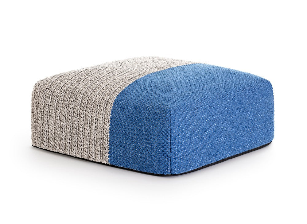 GAN Mangas Outdoor Pouf, Pouf 1 Blue