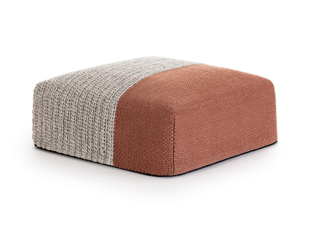 GAN Mangas Outdoor Pouf, Pouf 1 Brown
