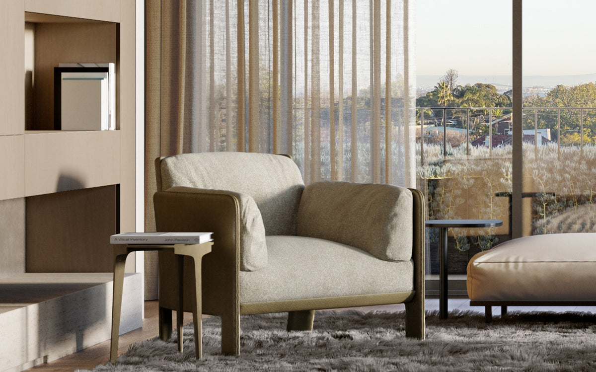 Piet Boon BOB armchair, rear detail