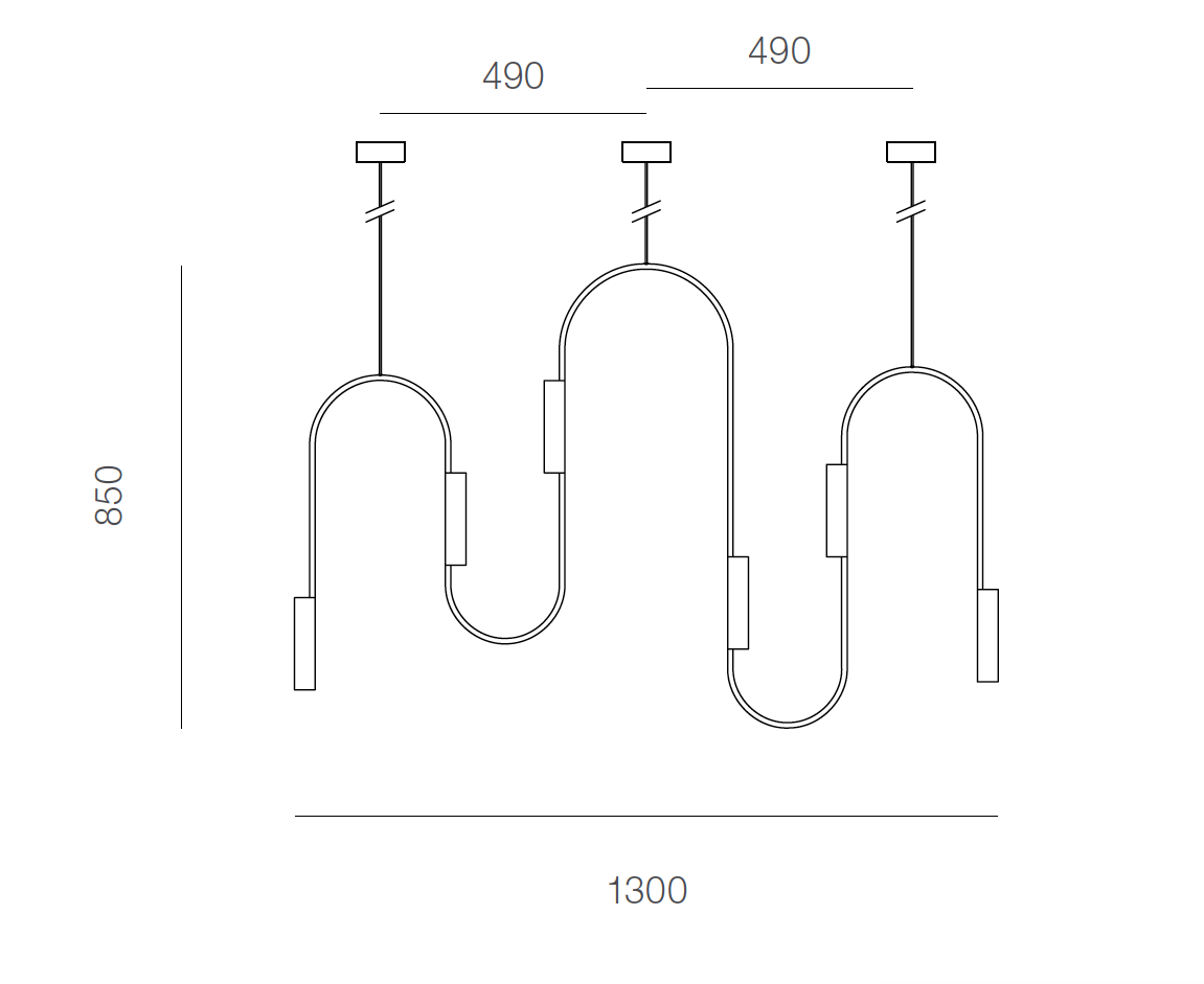 Pop Pendant - configuration D | Photo: Rakumba