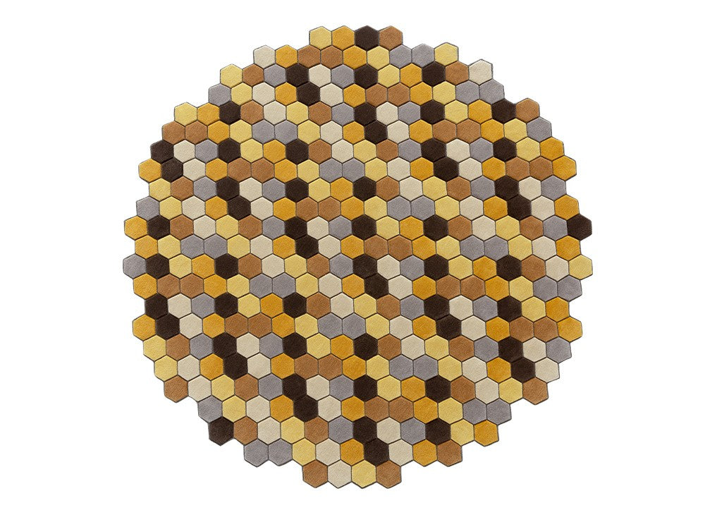 GAN Panal Rug, Gold