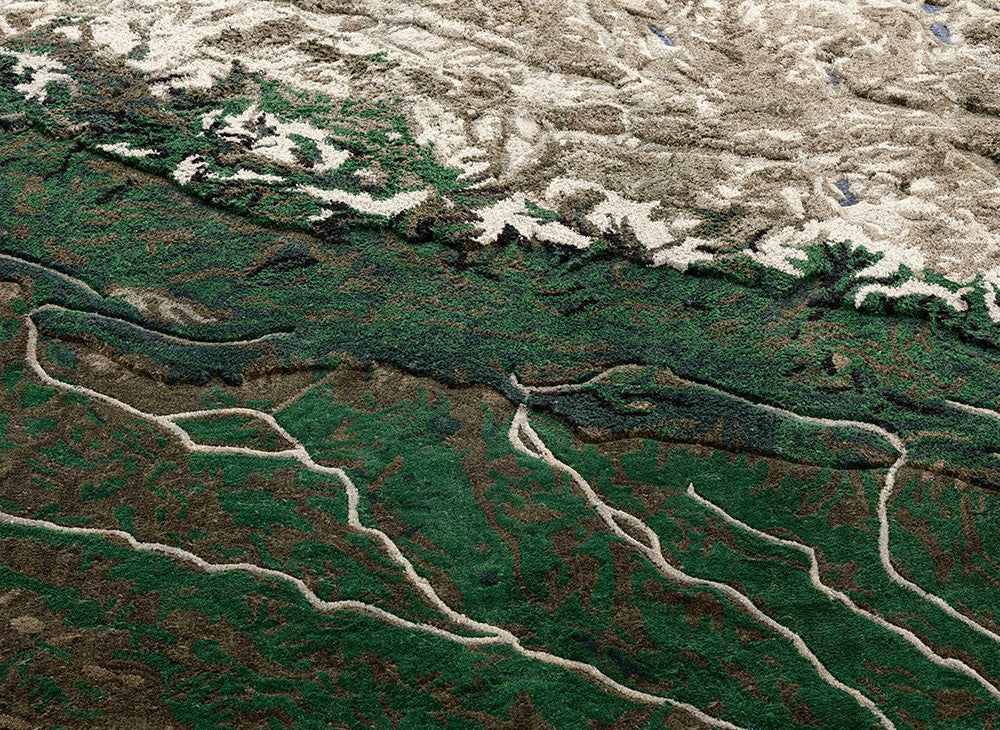GAN Plastic Rivers Rug, Ganges