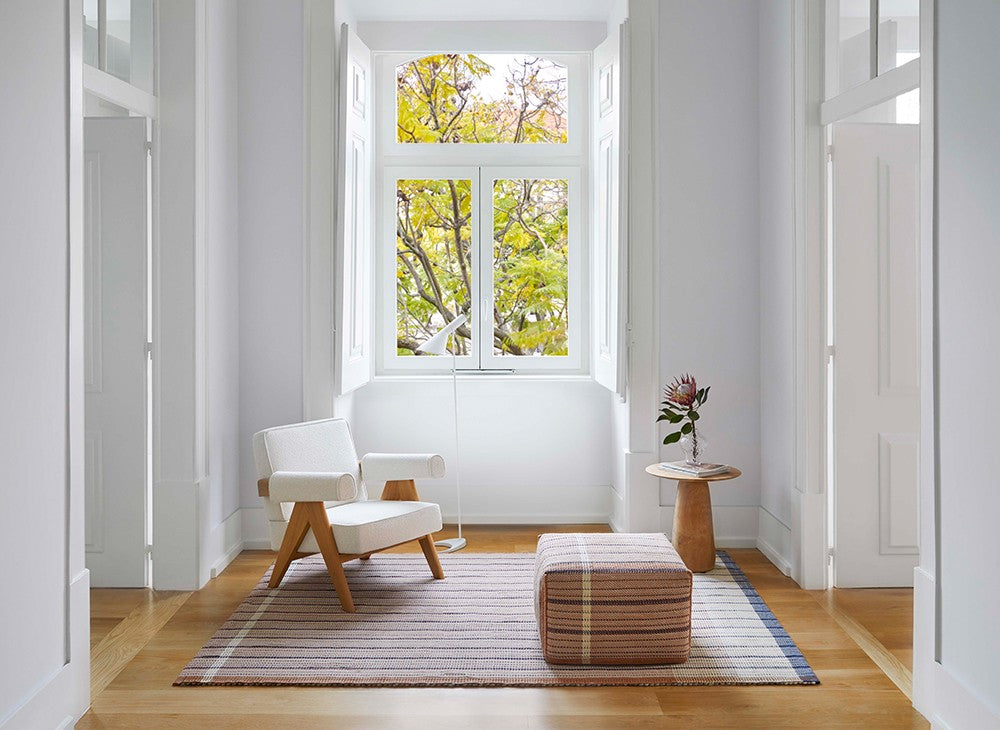 GAN Reversible Rug, Pink