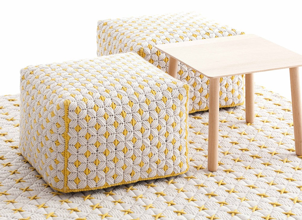 GAN Silaï Pouf, White
