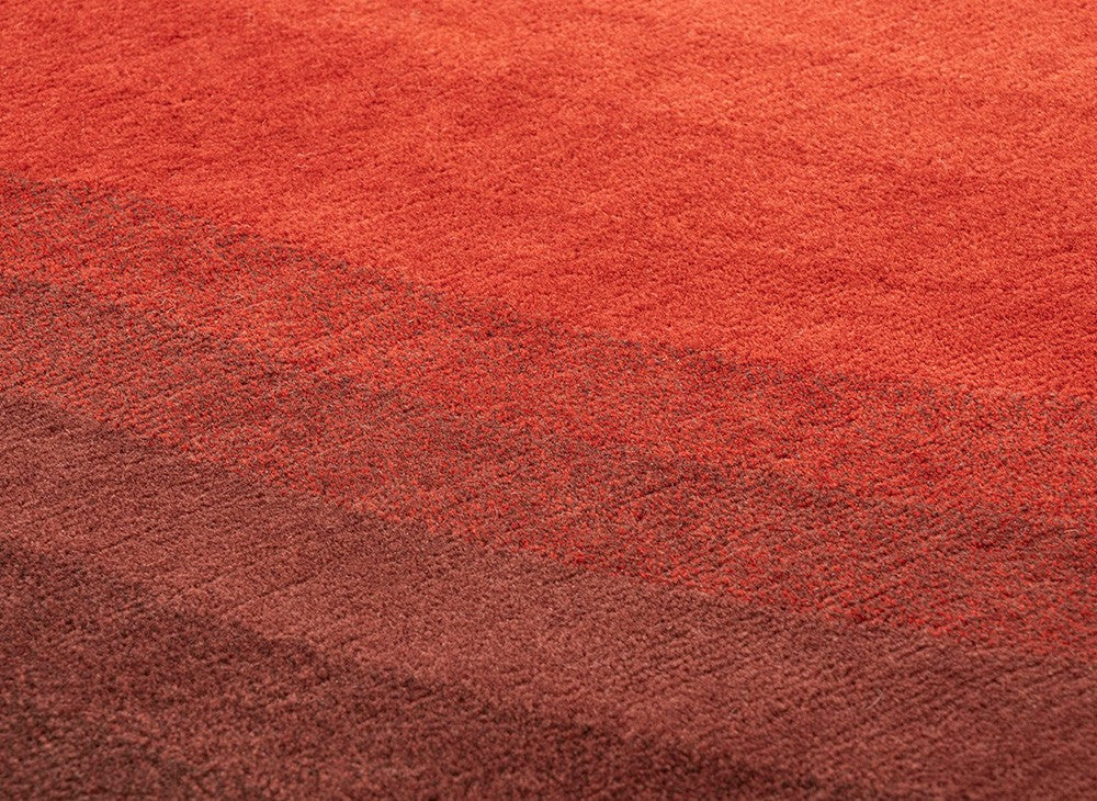 GAN Sunset Rug, Red