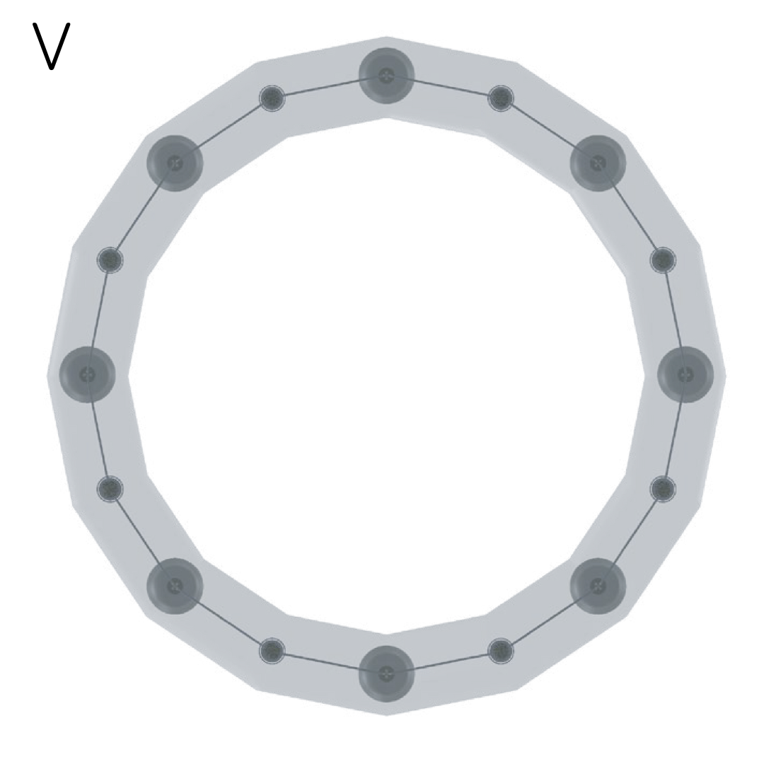 Indre Chandelier V - top view | Photo: Rakumba