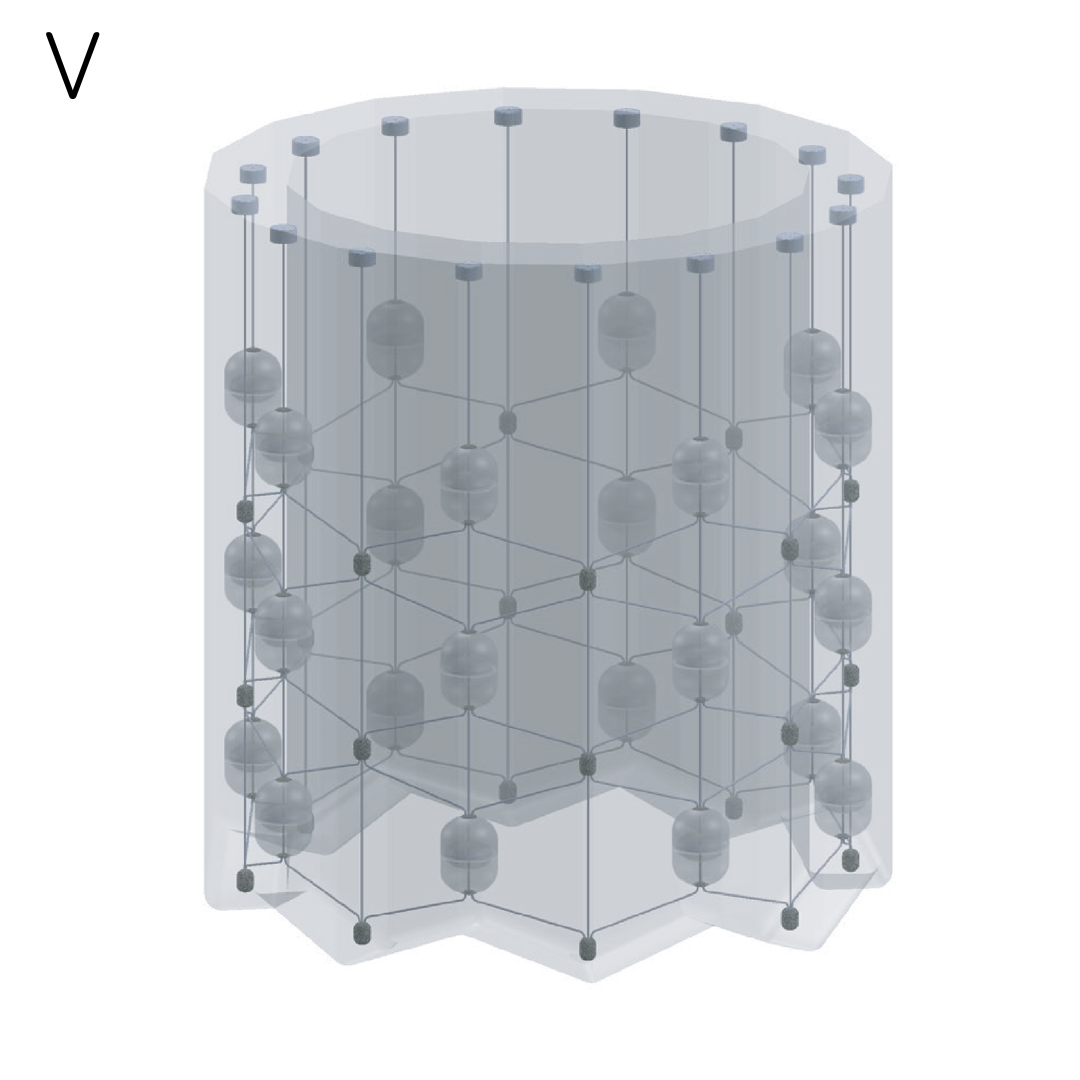 INDRE hanglamp V-lampen: 24, ankers: 24