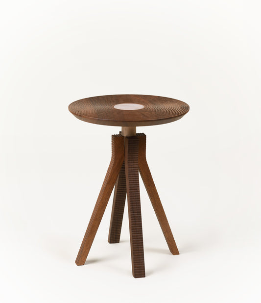 LP side table with tray
