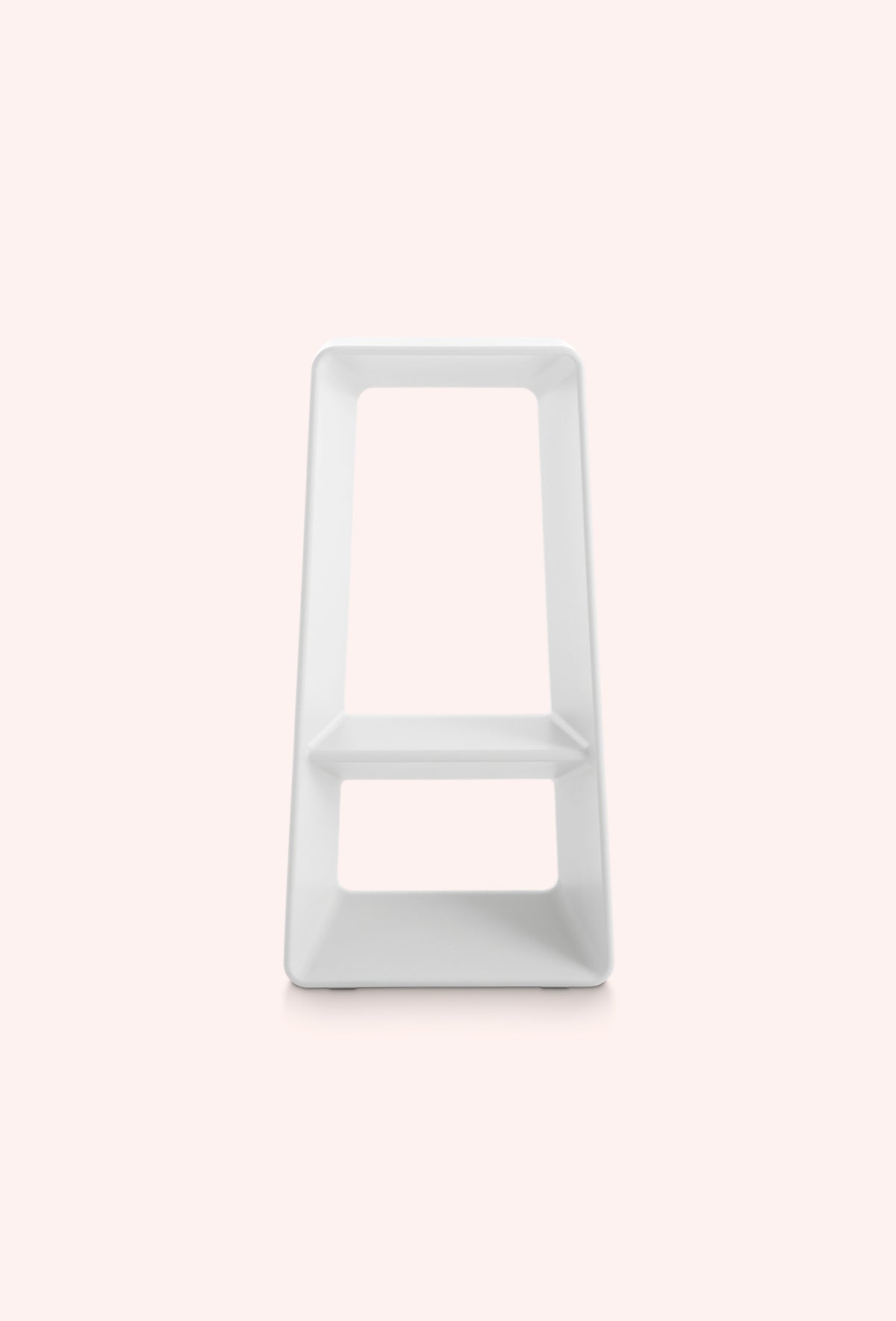 Diabla Air high stool in white, front view