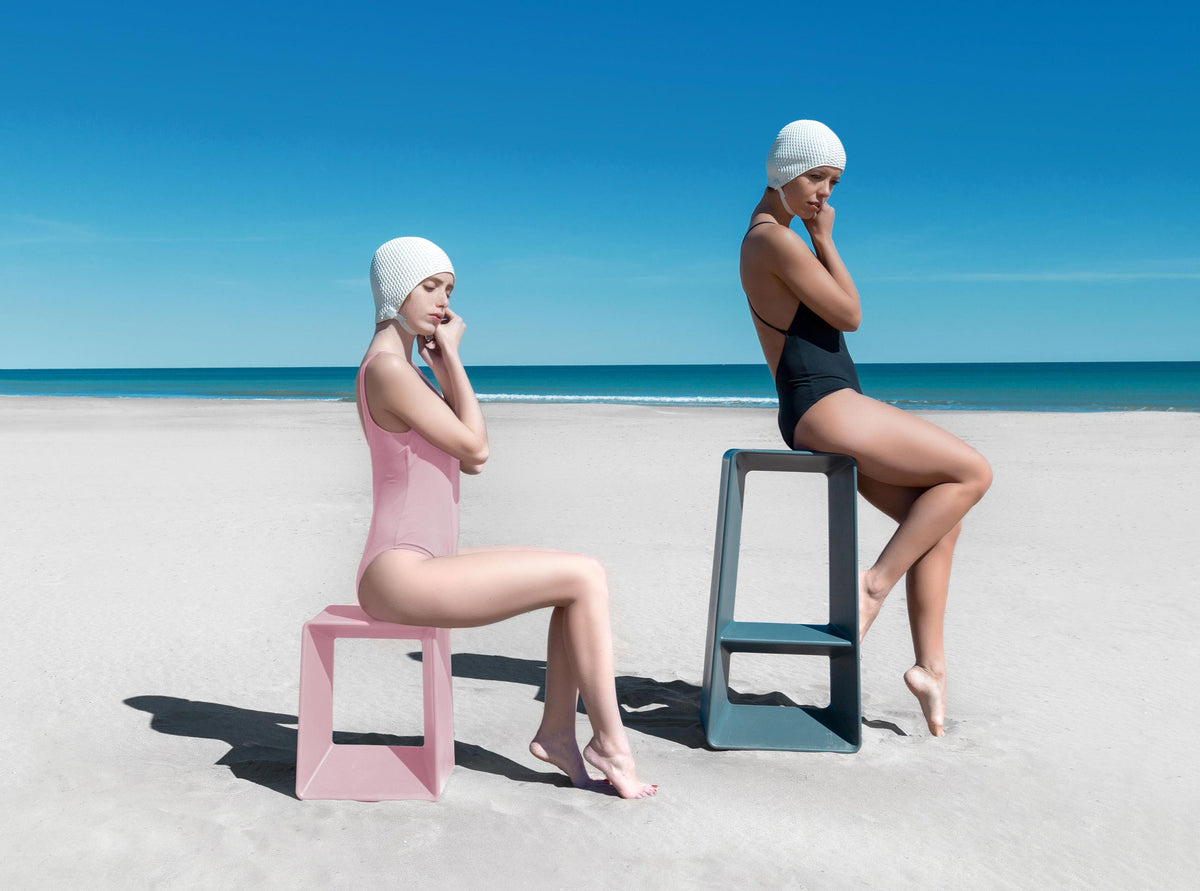 Diabla Air low stool outdoors