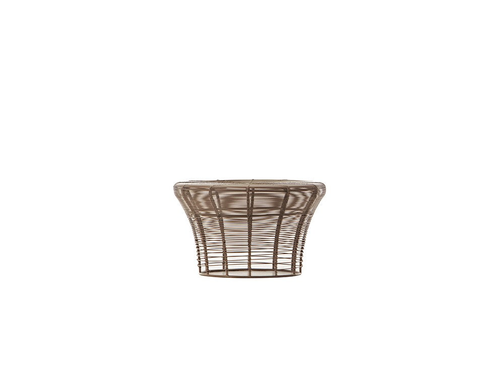 GAN Aram Low Stool, Bronze (RAL 7006)