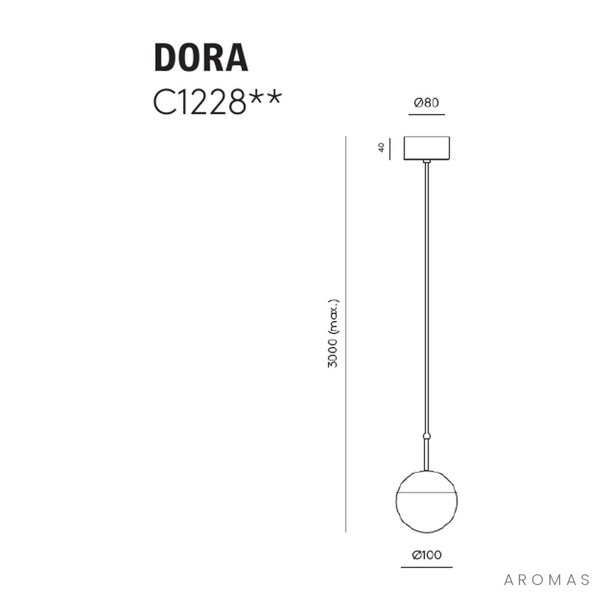 Aromas Dora Pendant