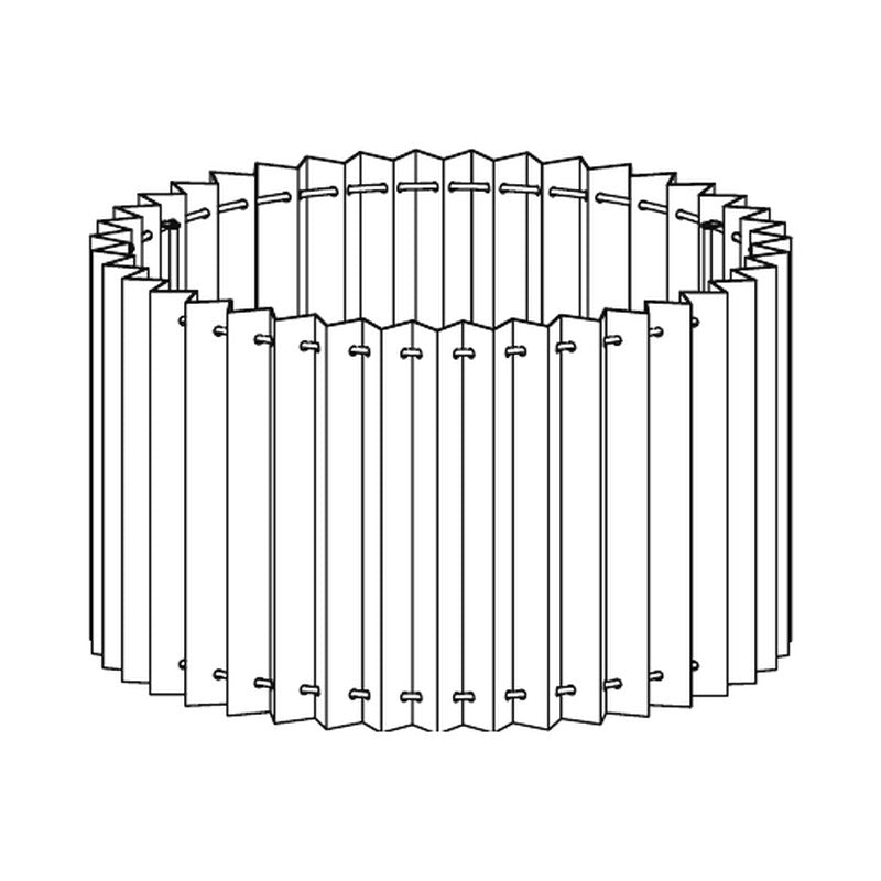 Pleated Paper Shade, image: Aromas
