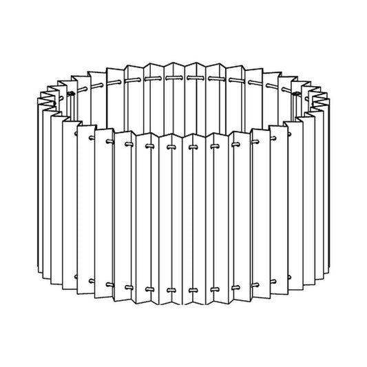 Pleated Paper Shade, image: Aromas