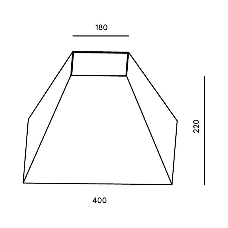 Square Semi-conical Shade 1610, image: Aromas