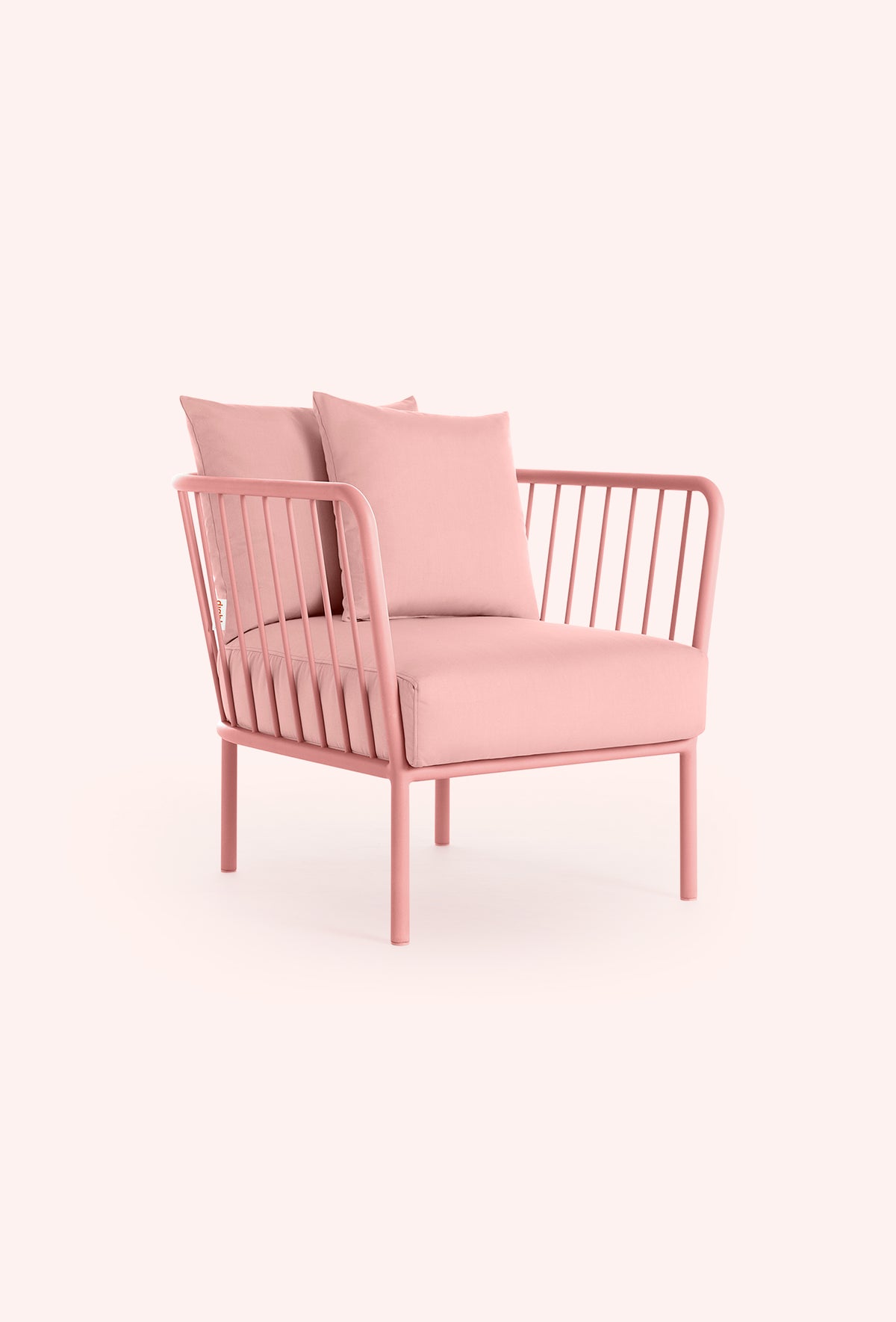 Diabla Arp Lounge Chair, Plain Pink