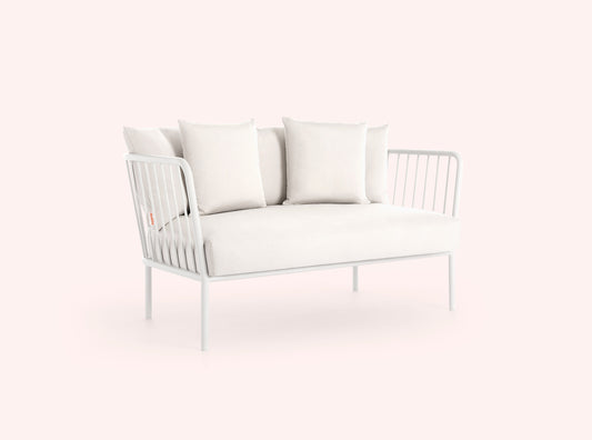 Diabla Arp 2 Seat Sofa, Silvertex Ice