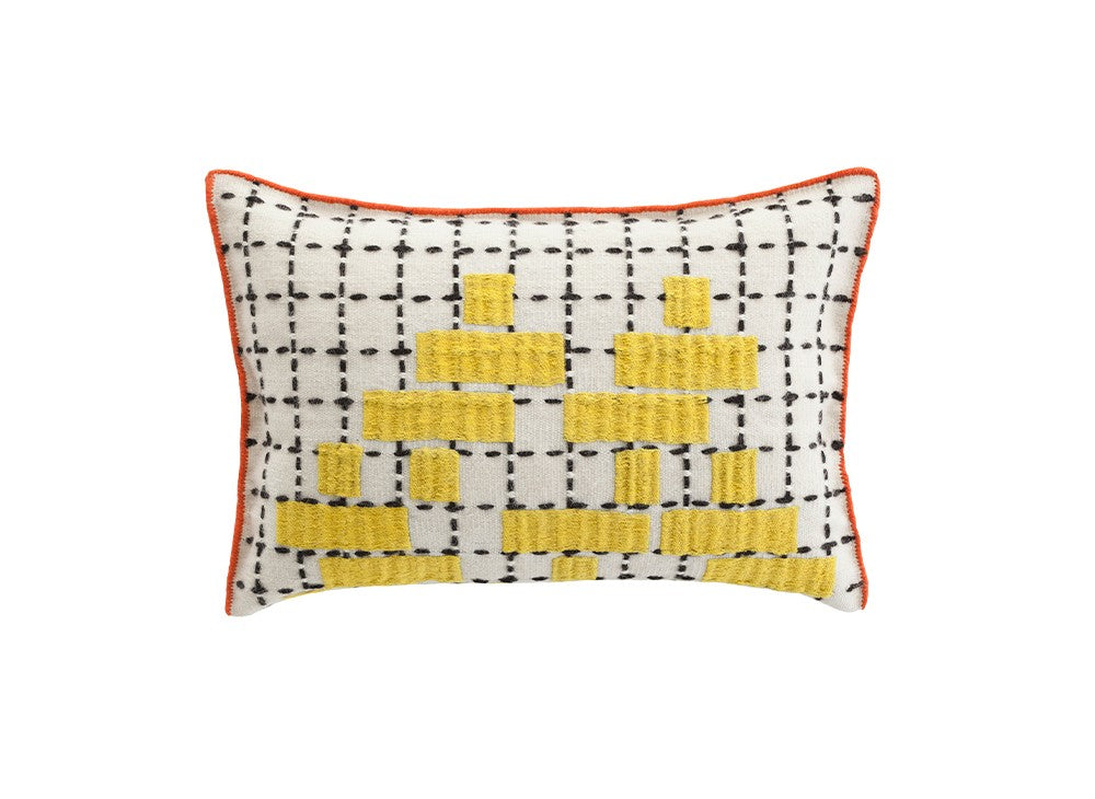 GAN Bandas Cushion, C Yellow