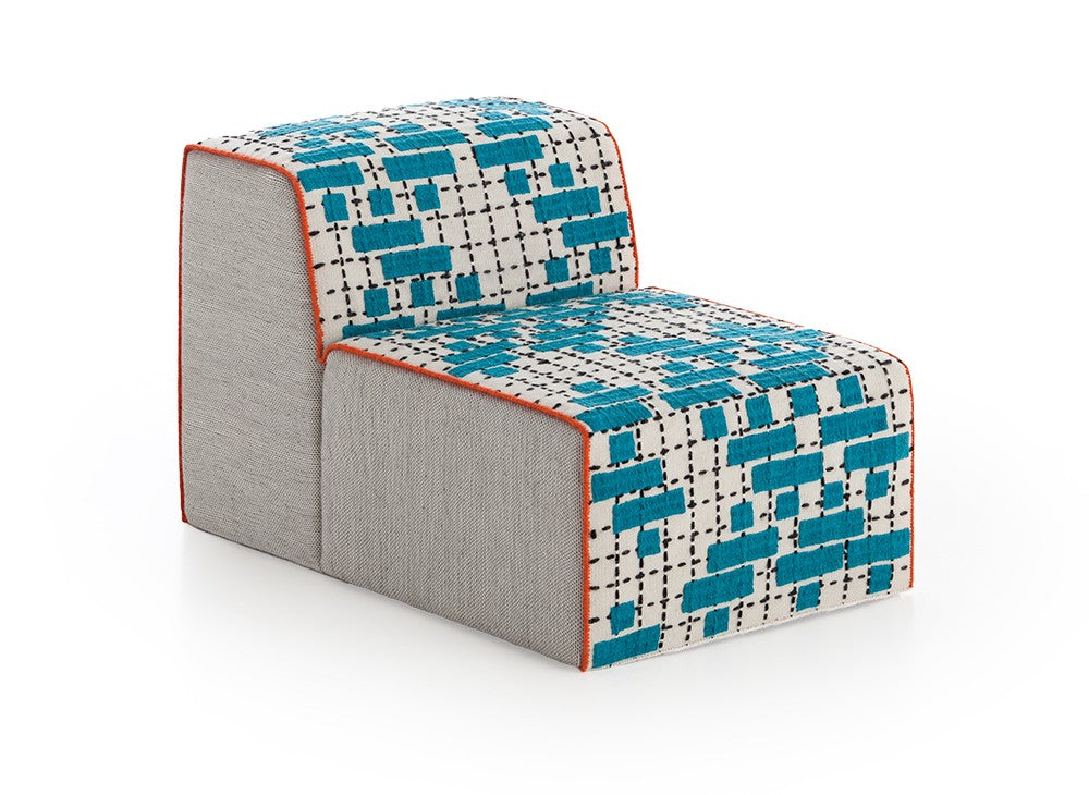 GAN Bandas Chair, C Turquoise