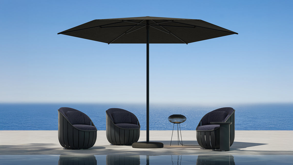Brisa folding parasol, image: Gandia Blasco