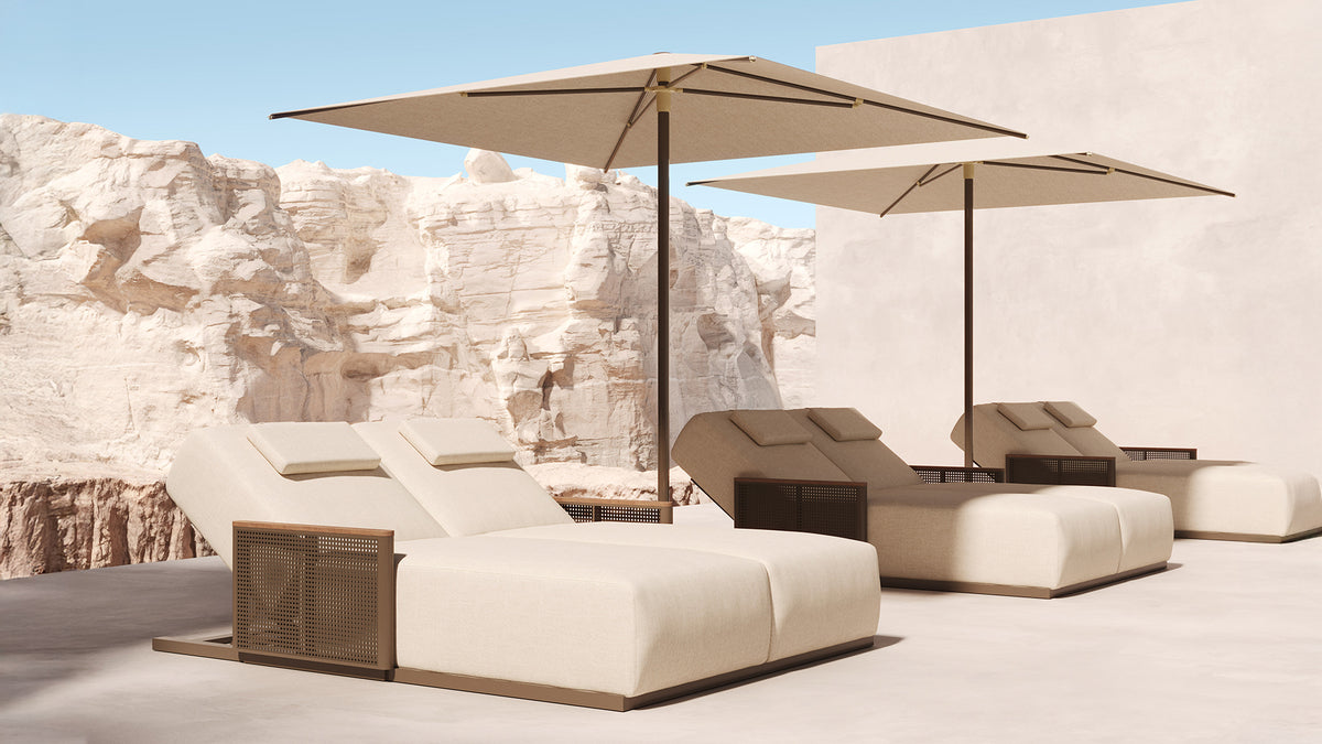 Brisa folding parasol, image: Gandia Blasco