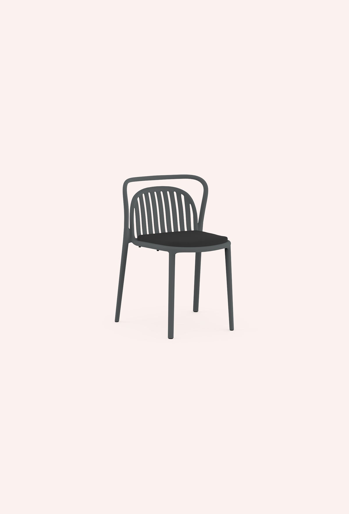 Diabla Classe Slats Dining Chair, Anthracite