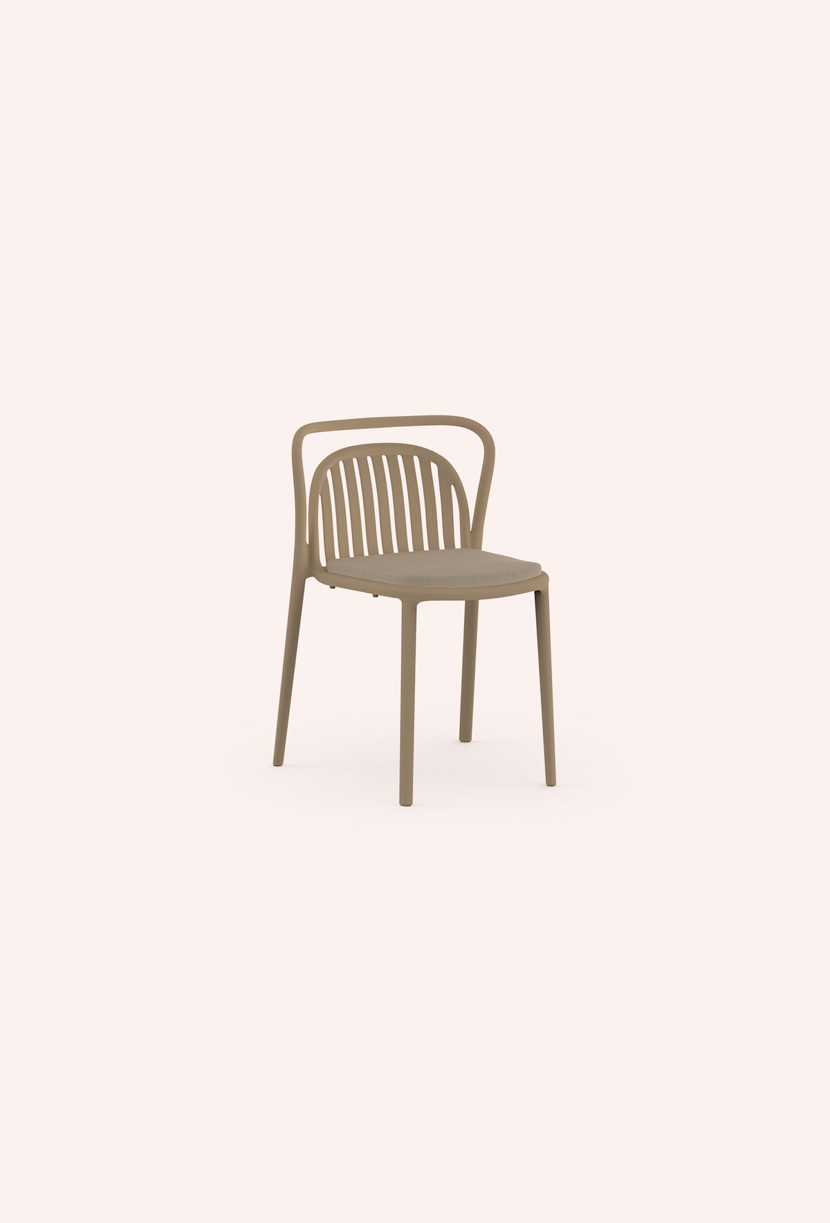 Diabla Classe Slats Dining Chair, Sand