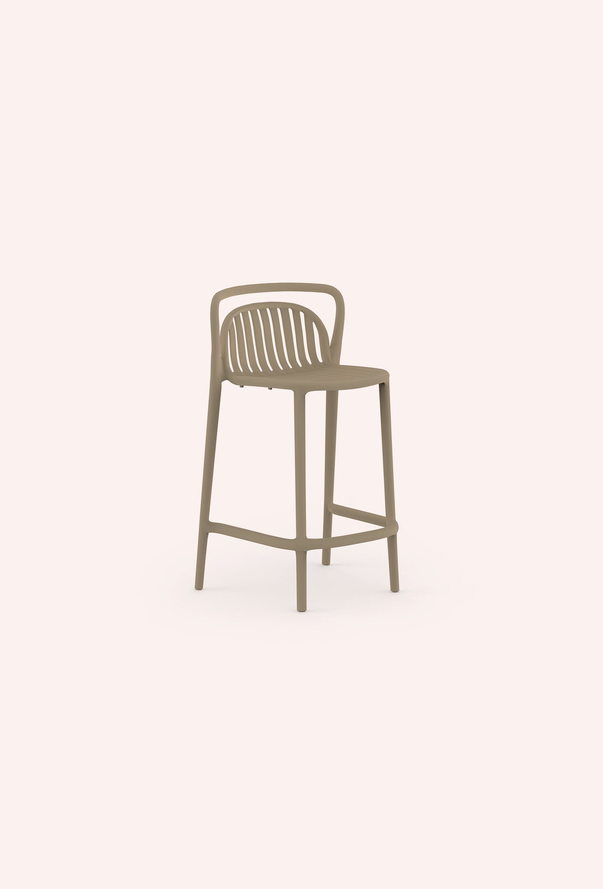 Diabla Classe Slats Stool 76, Sand