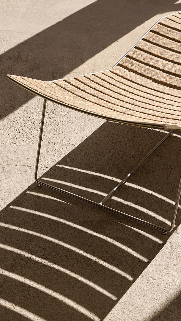 Gandia Blasco Cord Chaise Lounge
