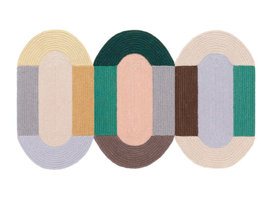 GAN Crochet Trio Rug, Mix