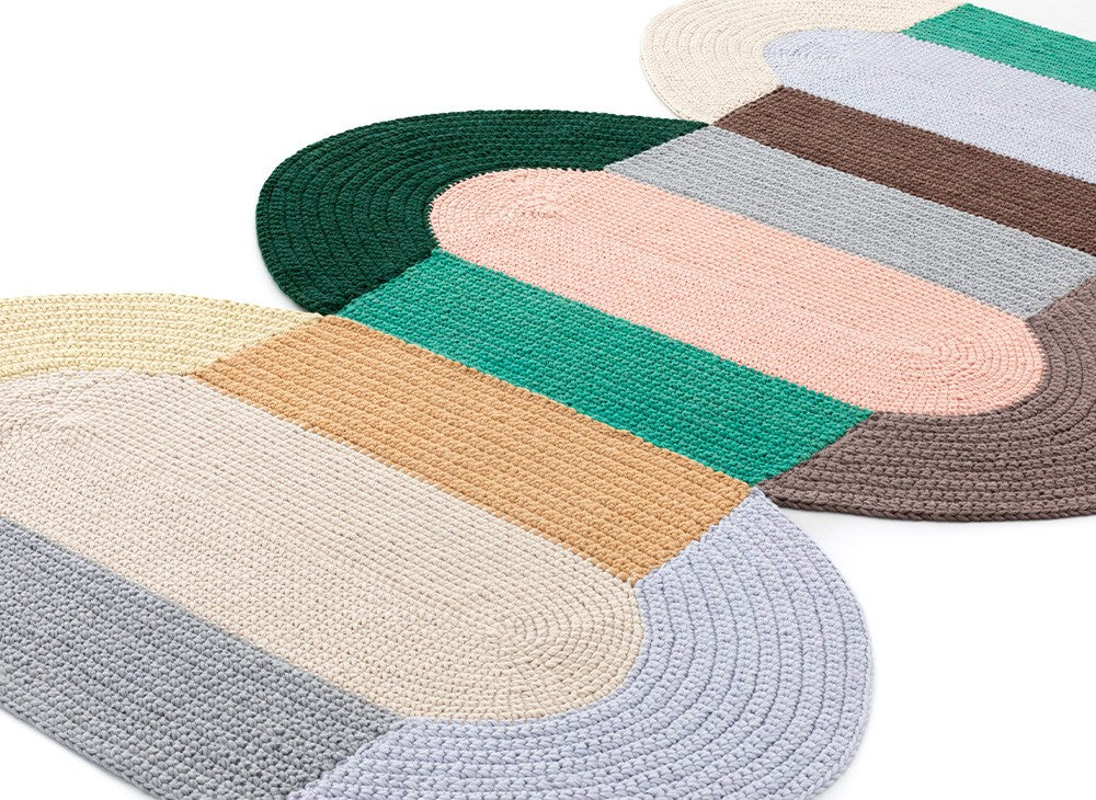 GAN Crochet Trio Rug, Mix