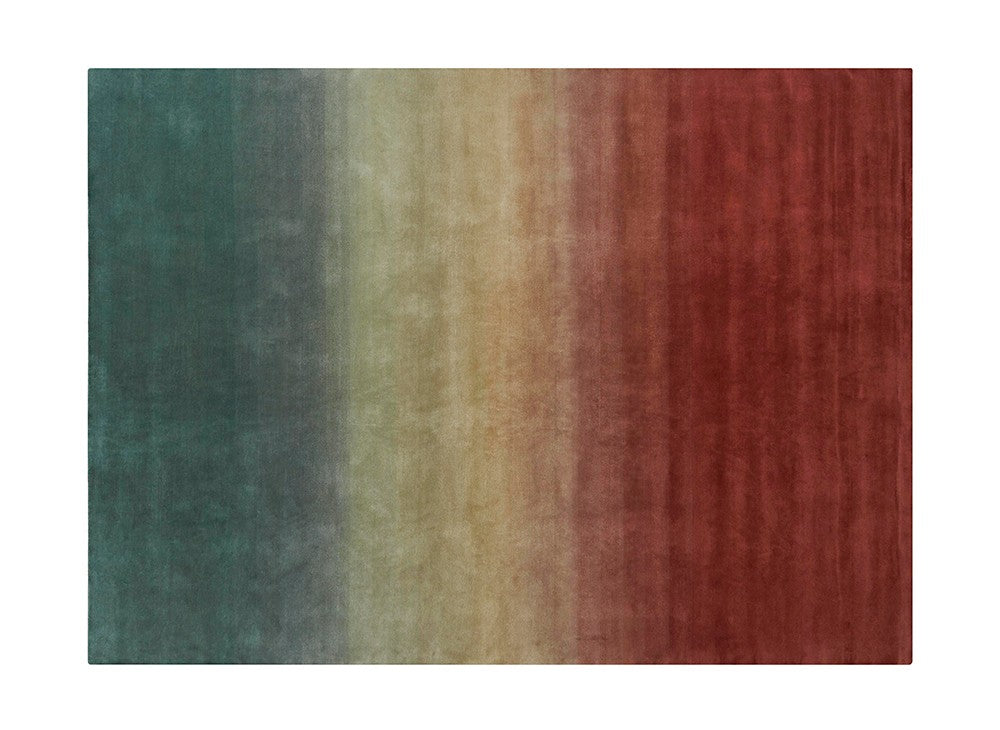GAN Degrade Rug, Petrol-Wine