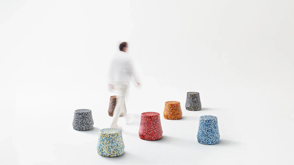 Derlot Stump Recycled Stool