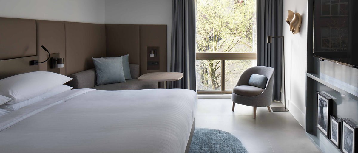 Piet Boon BELLE armchair at Marriott Amsterdam, image: Studio Piet Boon