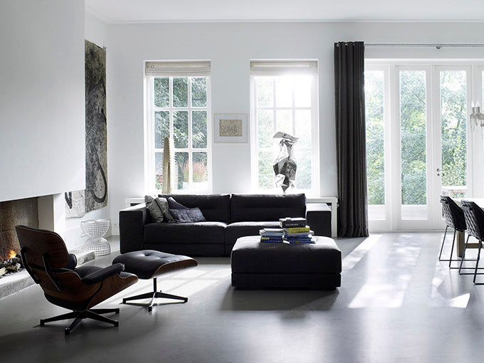 Piet Boon DIEKE sofa and pouf in a private residence, image: Studio Piet Boon