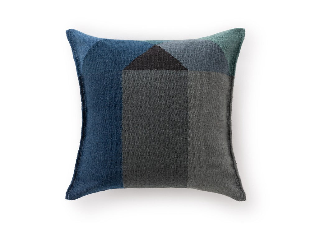 GAN Diamond Outdoor Cushion, Blue-Green