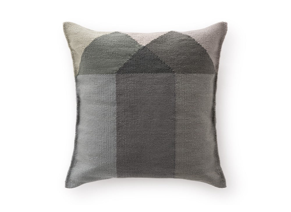 GAN Diamond Outdoor Cushion, Green-Grey