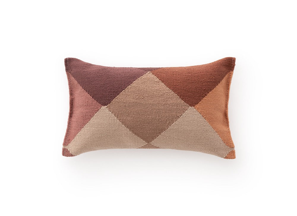 GAN Diamond Outdoor Cushion, Orange-Wine