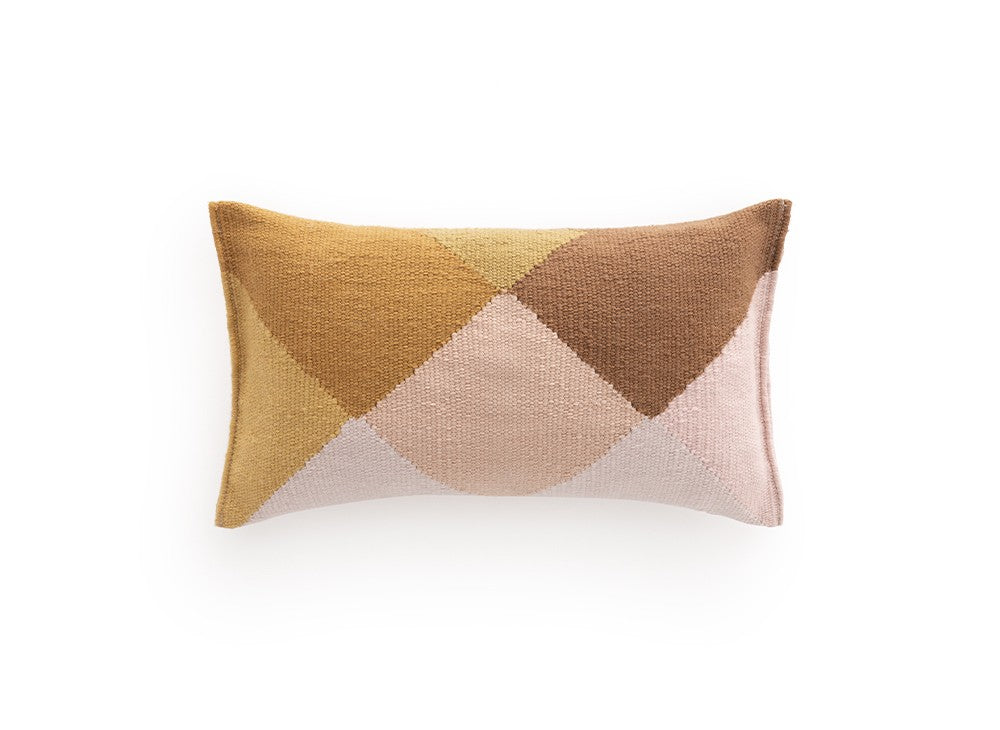 GAN Diamond Outdoor Cushion, Pink-Yellow